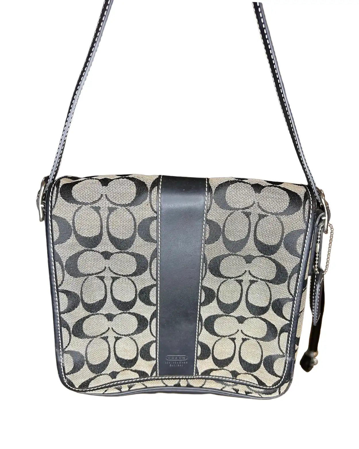 Coach Signature Pattern Crossbody Bag
