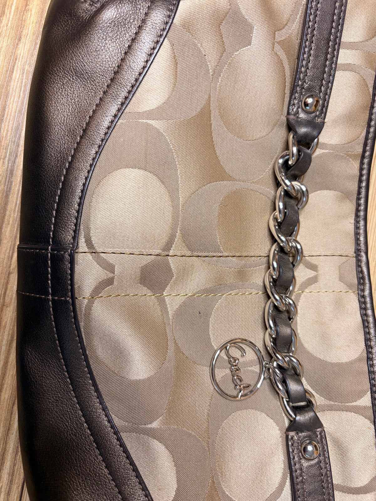Coach Y2K East/West Chain 2-way Shoulder Bag