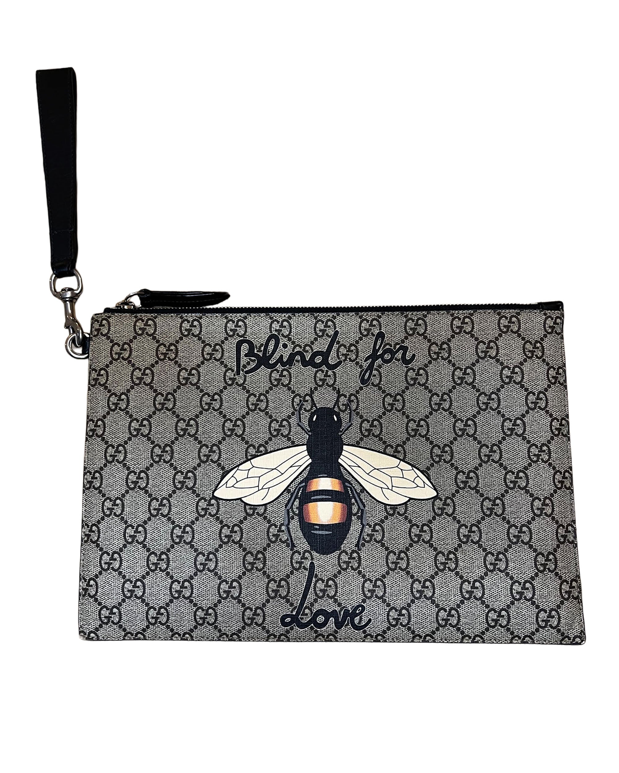 Gucci x Supreme GG Bee Clutch Bag