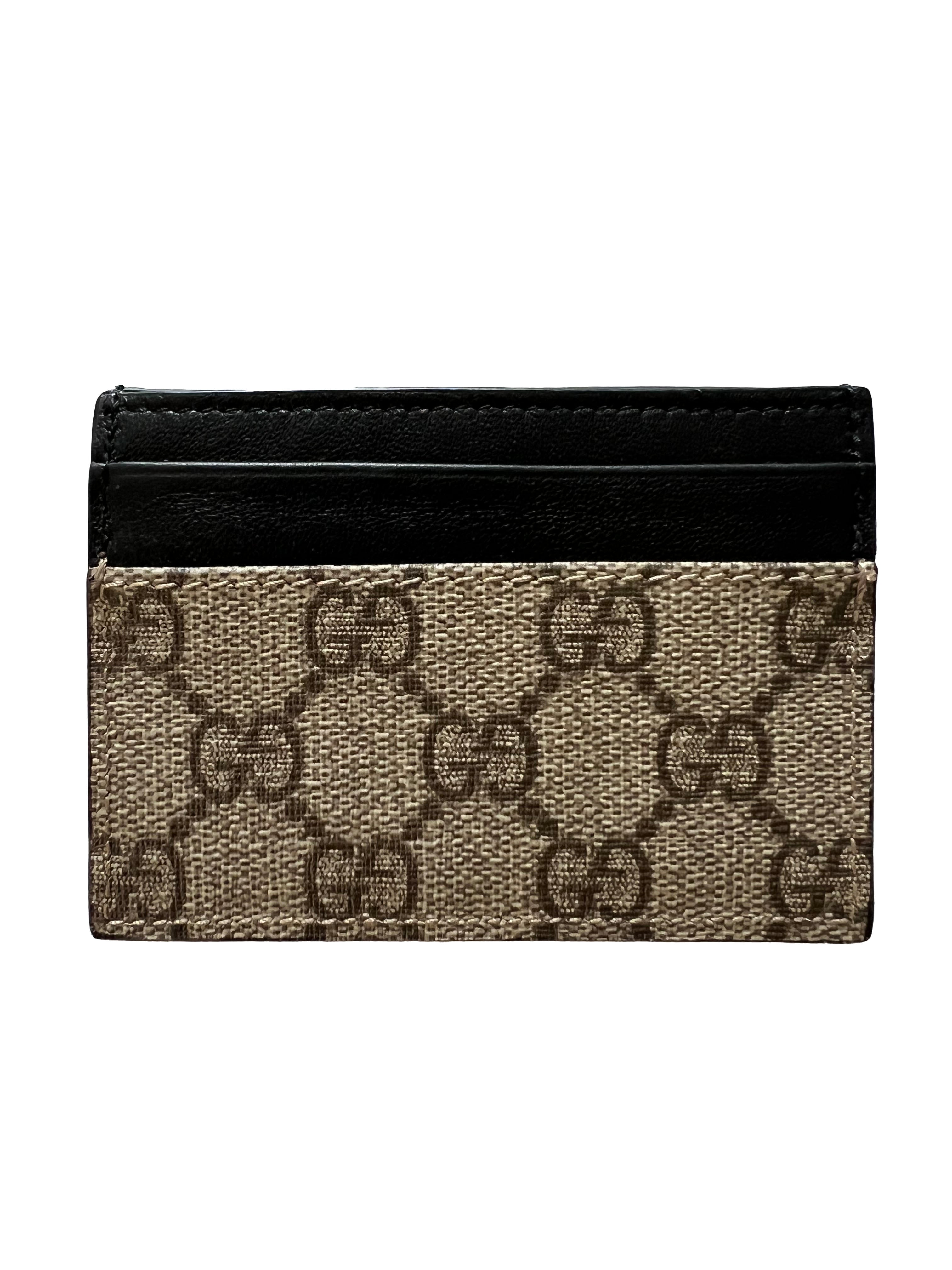Gucci GG Brown Trim Card Holder