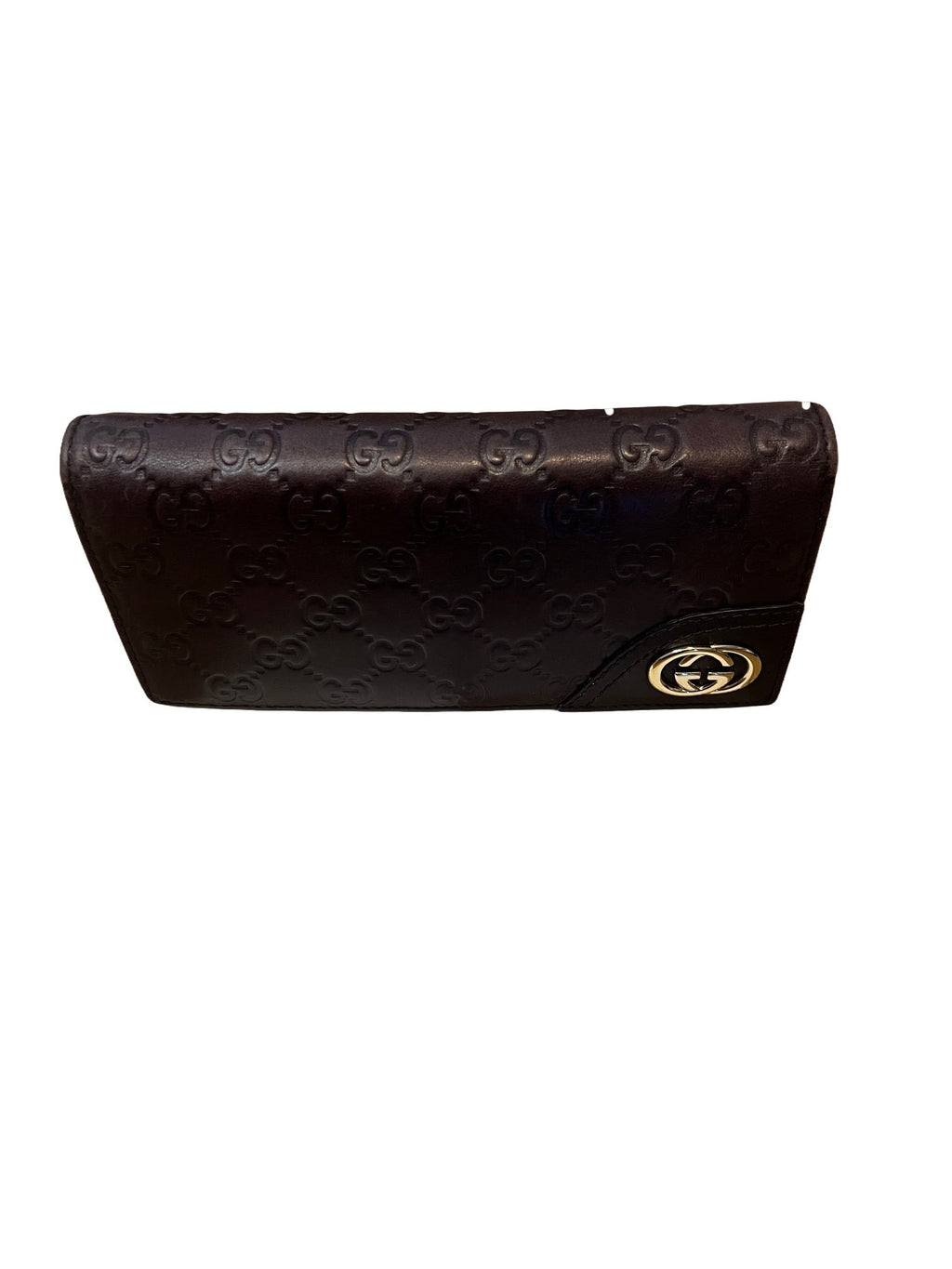 Gucci GG Shima Leather Long Wallet