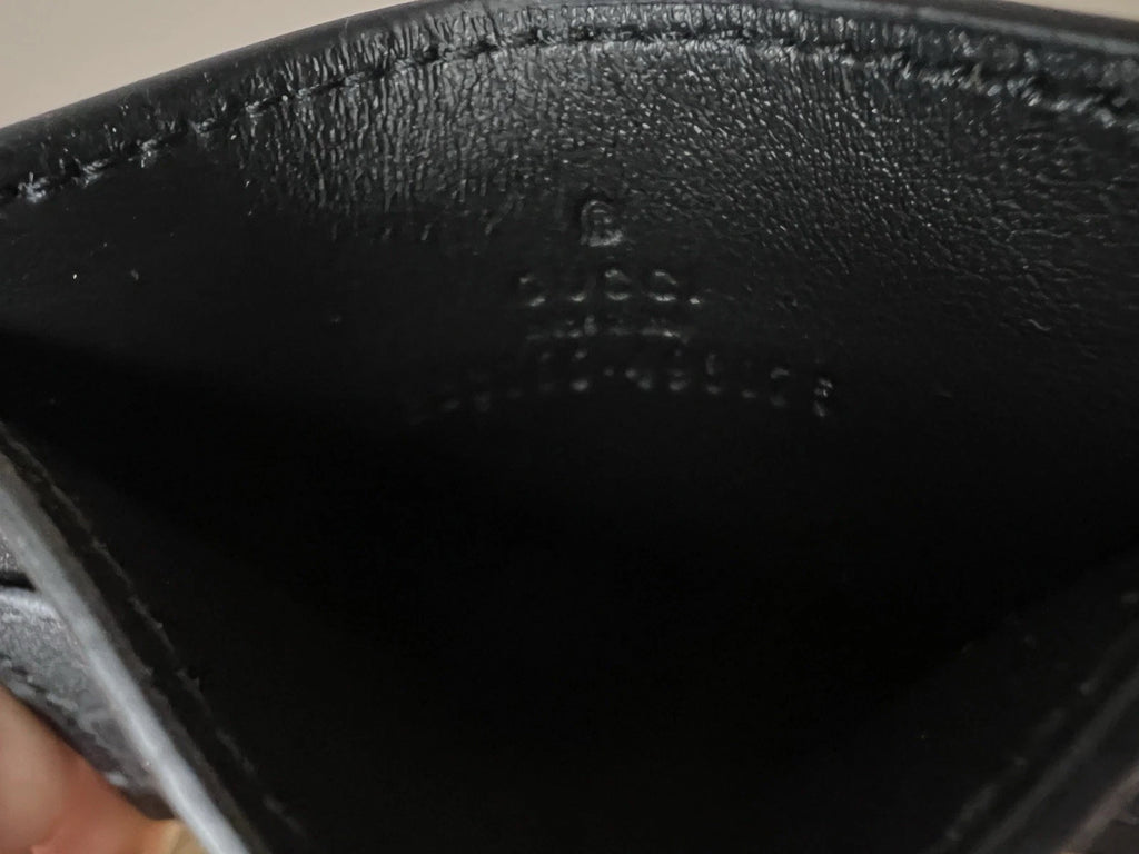 Gucci GG Grey Trim Card Holder