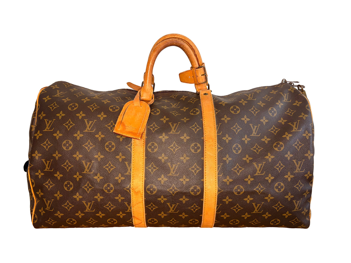 Louis Vuitton Monogram Keepall 55 Boston Bag