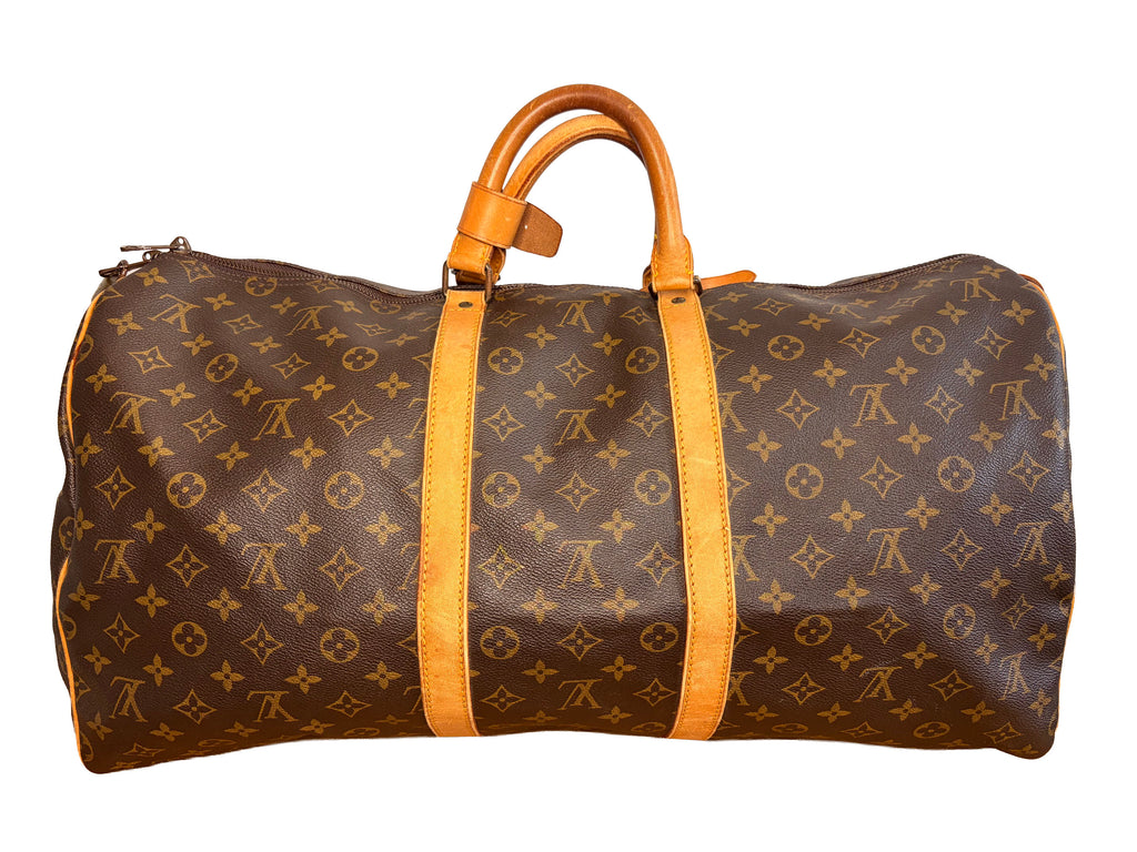 Louis Vuitton Monogram Keepall 55 Boston Bag