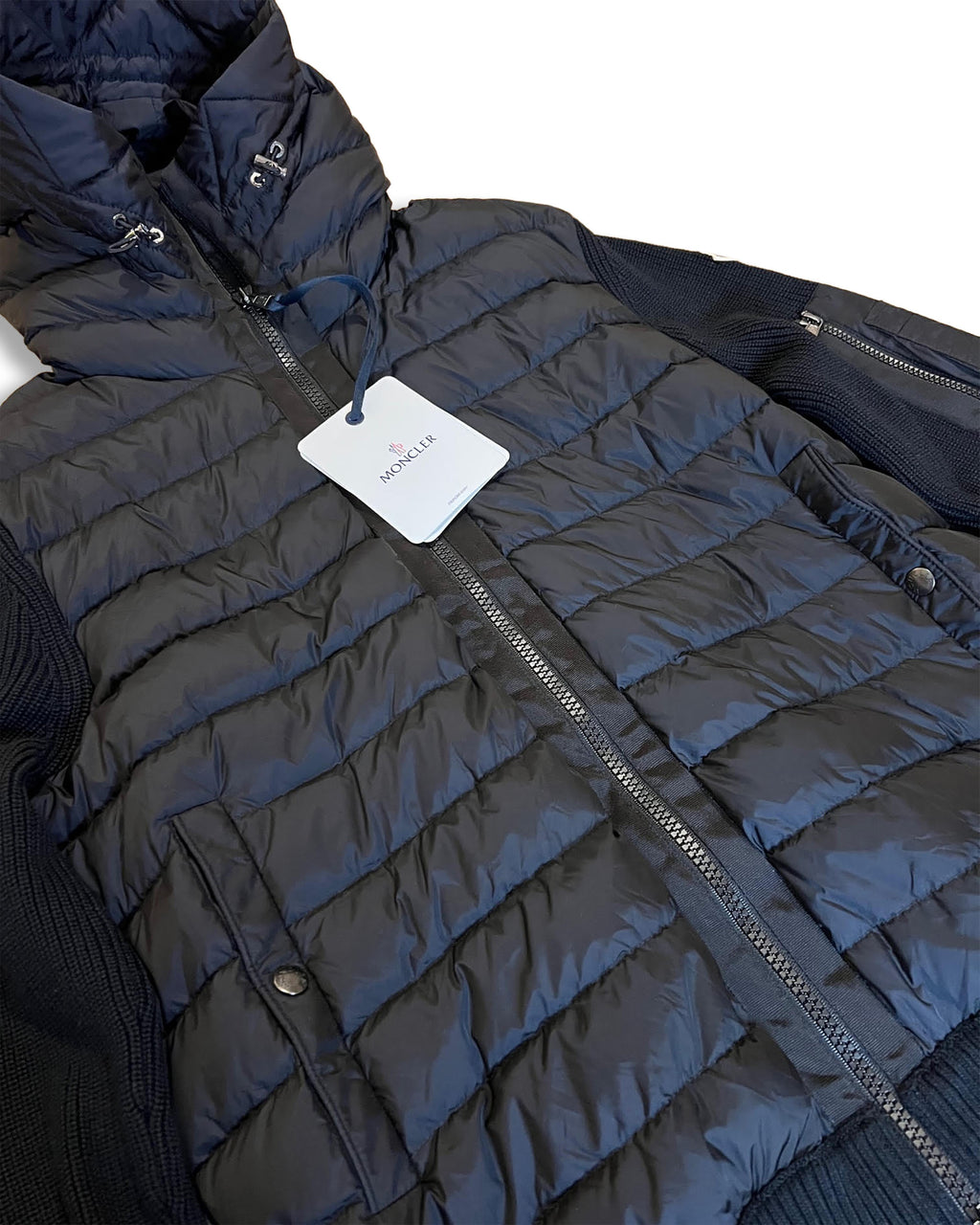 Moncler Tricot Hooded Cardigan