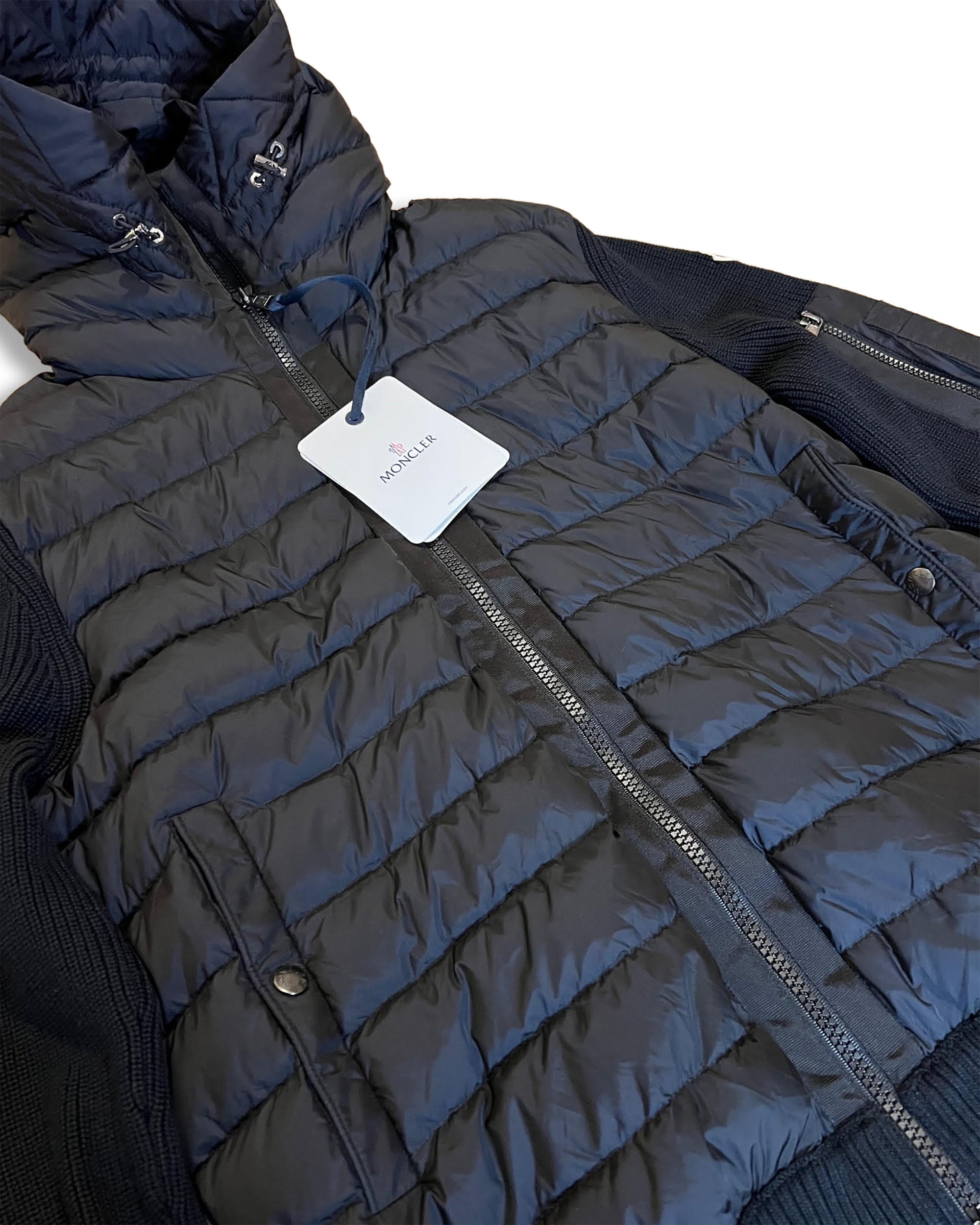 Moncler Tricot Hooded Cardigan