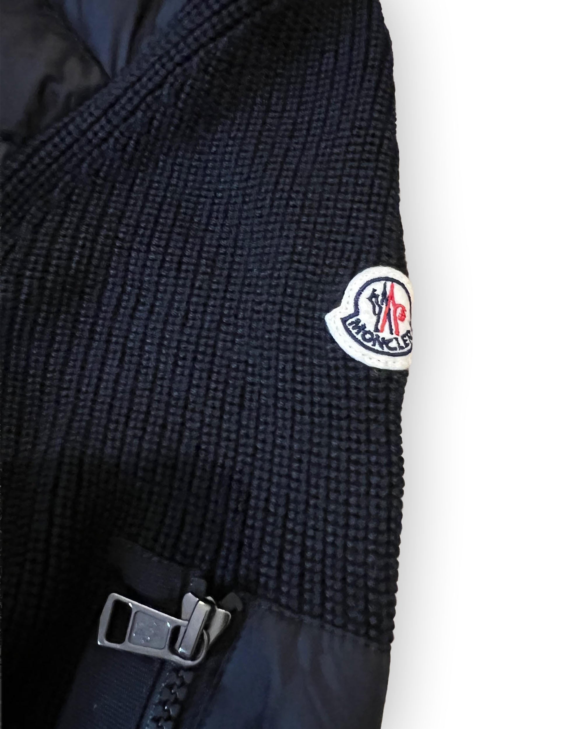 Moncler Tricot Hooded Cardigan