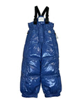 Moncler Blue Padded Kids Ski Suit Bib Pants (Unisex)
