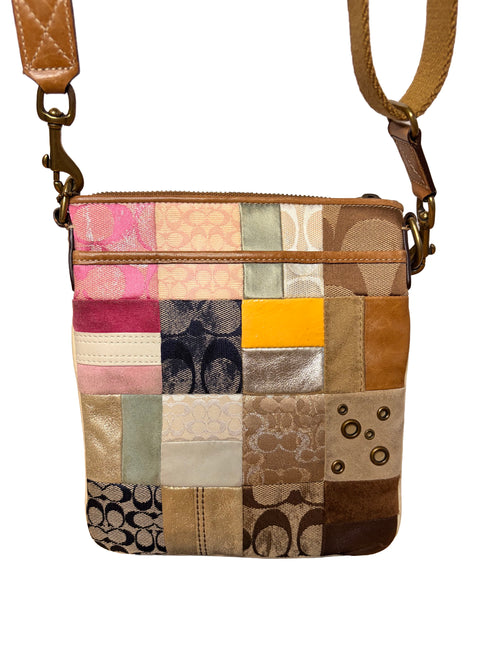 Coach Patchwork Gallery Swing Pack Crossbody Handbag