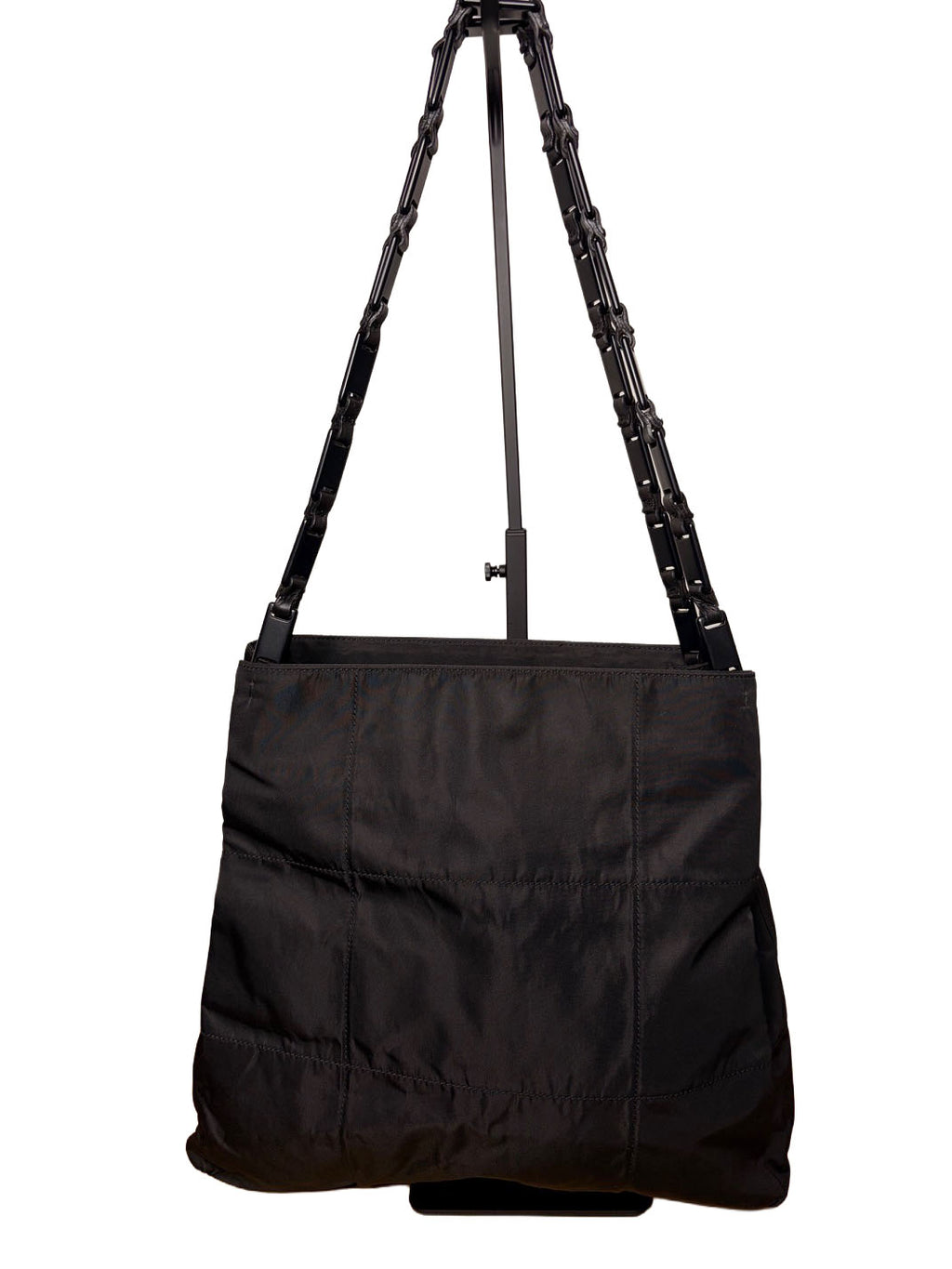 Vintage Prada Pocono Nylon Shoulder Bag With Chain Strap