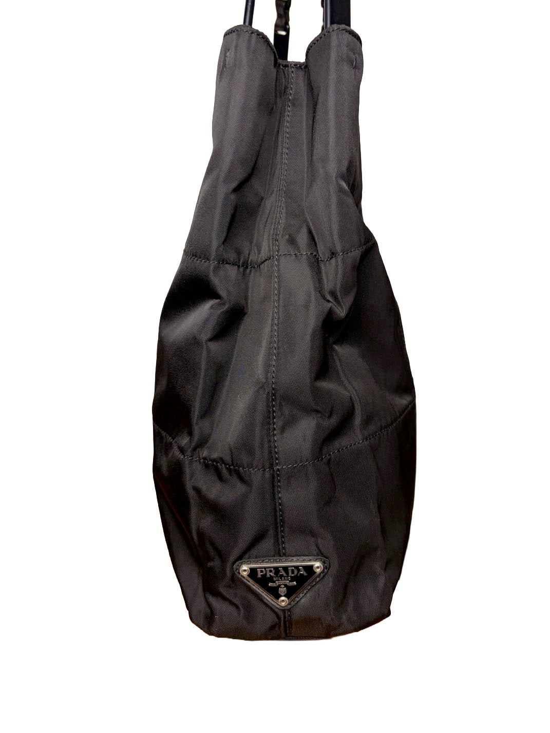 Vintage Prada Pocono Nylon Shoulder Bag With Chain Strap
